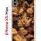 Чехол-накладка Apple iPhone XS Max (580655) Kruche PRINT Котик с рыбками