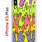 Чехол-накладка Apple iPhone XS Max (580655) Kruche PRINT Абстракция Капли