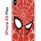 Чехол-накладка iPhone XS Max Kruche Print Человек-Паук красный