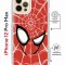 Чехол-накладка Apple iPhone 12 Pro Max (598924) Kruche PRINT Человек-Паук красный