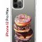 Чехол-накладка iPhone 12 Pro Max Kruche Print Donuts