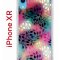 Чехол-накладка iPhone XR Kruche Print Цветные листья