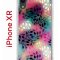 Чехол-накладка iPhone XR Kruche Print Цветные листья