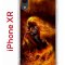 Чехол-накладка iPhone XR Kruche Print Конь огонь