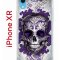 Чехол-накладка iPhone XR Kruche Print Sugar Skull