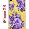 Чехол-накладка iPhone XR Kruche Print Roses