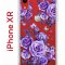 Чехол-накладка iPhone XR Kruche Print Roses