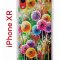 Чехол-накладка iPhone XR Kruche Print Одуванчики