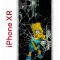 Чехол-накладка iPhone XR Kruche Print Барт Симпсон