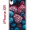 Чехол-накладка iPhone XR Kruche Print Fresh berries