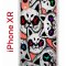 Чехол-накладка iPhone XR Kruche Print Angry Cats