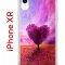 Чехол-накладка iPhone XR Kruche Print Pink heart