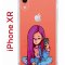 Чехол-накладка Apple iPhone XR (580656) Kruche PRINT Pink Hair