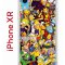 Чехол-накладка iPhone XR Kruche Print Симпсоны