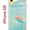 Чехол-накладка Apple iPhone XR (580656) Kruche PRINT озеро цветов