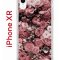 Чехол-накладка iPhone XR Kruche Print цветы