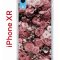Чехол-накладка iPhone XR Kruche Print цветы