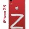 Чехол-накладка iPhone XR Kruche Print Zet