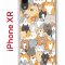 Чехол-накладка iPhone XR Kruche Print Котики