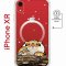 Чехол-накладка iPhone XR Kruche Magnet Print тигр первый снег