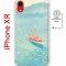 Чехол-накладка iPhone XR Kruche Magnet Print Озеро цветов
