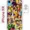 Чехол-накладка iPhone XR Kruche Magnet Print Симпсоны