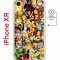 Чехол-накладка iPhone XR Kruche Magnet Print Симпсоны