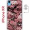 Чехол-накладка iPhone XR Kruche Magnet Print цветы
