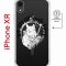 Чехол-накладка iPhone XR Kruche Magnet Print J-Cat