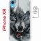 Чехол-накладка iPhone XR Kruche Magnet Print Волк