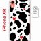 Чехол-накладка Apple iPhone XR (598897) Kruche PRINT Корова