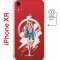Чехол-накладка iPhone XR Kruche Magnet Print Fashion Girl