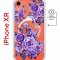 Чехол-накладка iPhone XR Kruche Magnet Print Roses