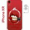 Чехол-накладка iPhone XR Kruche Magnet Print Red lipstick