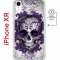 Чехол-накладка iPhone XR Kruche Magnet Print Sugar Skull