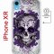 Чехол-накладка iPhone XR Kruche Magnet Print Sugar Skull