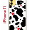 Чехол-накладка iPhone 11 Kruche Print Корова