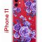 Чехол-накладка iPhone 11 Kruche Print Roses
