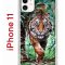 Чехол-накладка iPhone 11 Kruche Print Крадущийся тигр