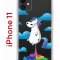 Чехол-накладка iPhone 11 Kruche Print Flying Unicorn