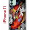 Чехол-накладка iPhone 11 Kruche Print Кои