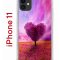 Чехол-накладка iPhone 11 Kruche Print Pink heart