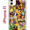 Чехол-накладка iPhone 11 Kruche Print Симпсоны