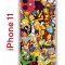 Чехол-накладка iPhone 11 Kruche Print Симпсоны