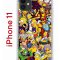 Чехол-накладка iPhone 11 Kruche Print Симпсоны