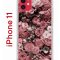 Чехол-накладка iPhone 11 Kruche Print цветы