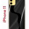 Чехол-накладка Apple iPhone 11 (580676) Kruche PRINT Line black