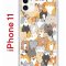 Чехол-накладка iPhone 11 Kruche Print Котики