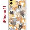 Чехол-накладка iPhone 11 Kruche Print Котики