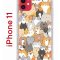 Чехол-накладка iPhone 11 Kruche Print Котики